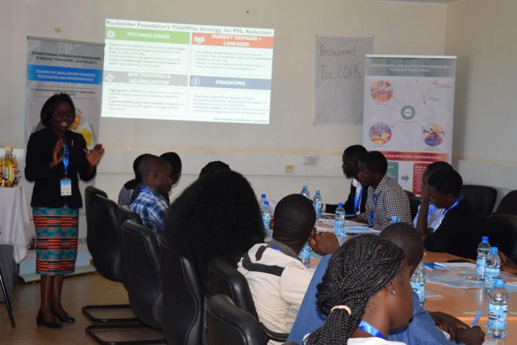 Students in  a training Session