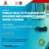 Registration for Public Health Planning for Hearing Impairment Training